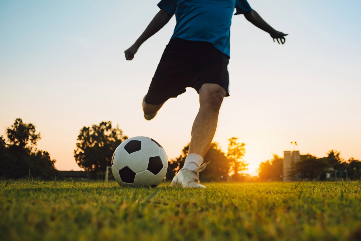 Soccer kick