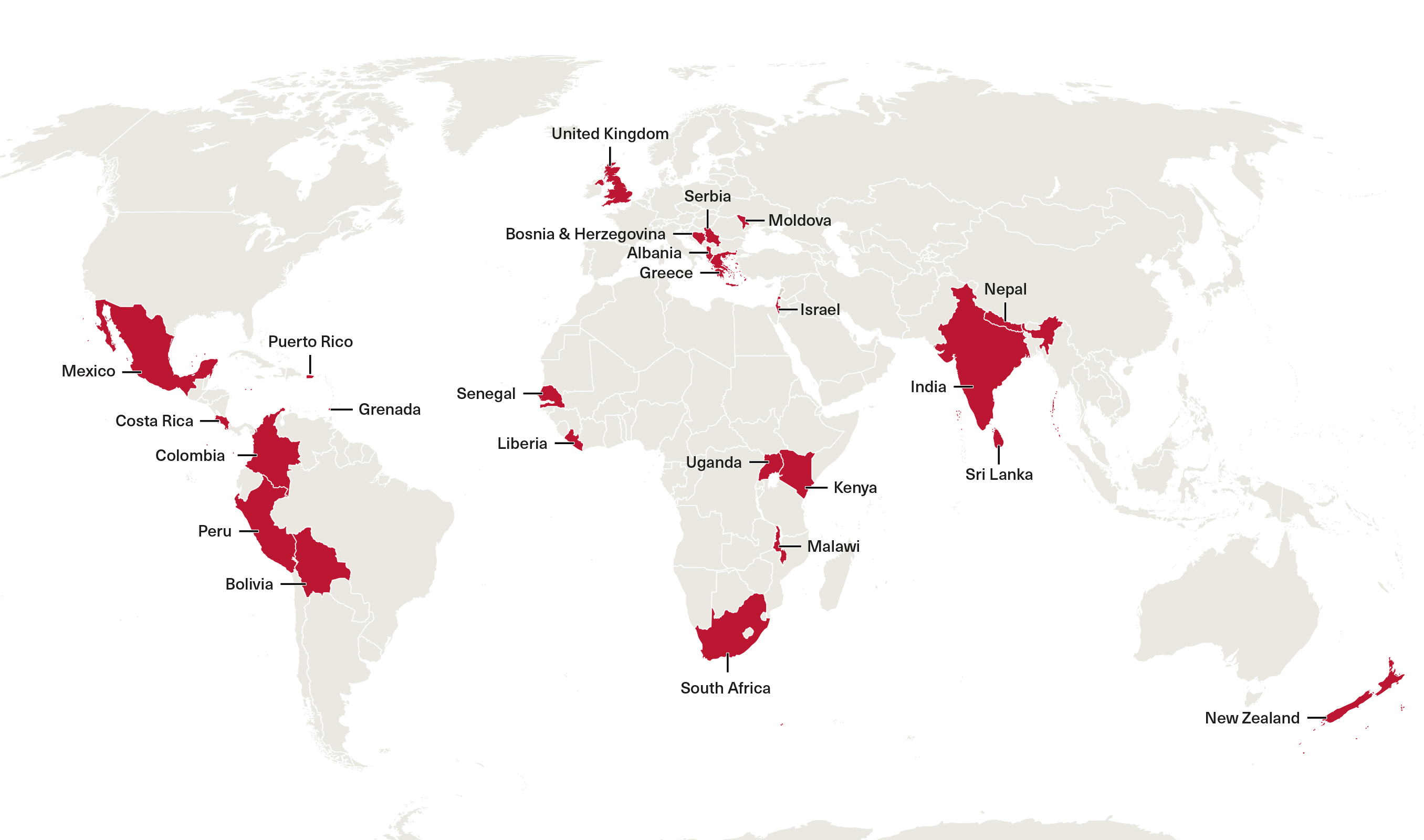 MAIDP Summer Internship Map